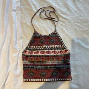 Halter crop top
